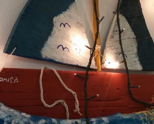 Greek Christmas boat