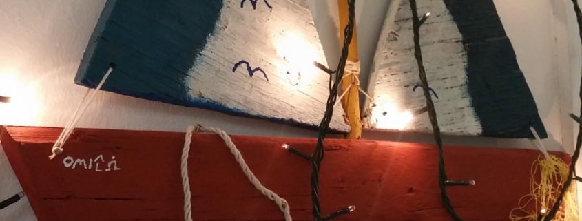 Greek Christmas boat