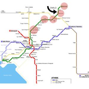 athens metro map