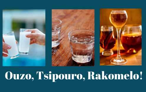 ouzo and tsipouro