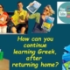 learning greek from home